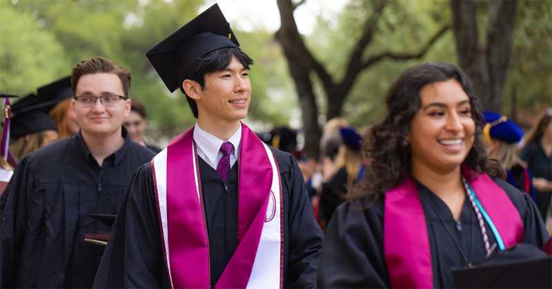 Trinity_U's tweet photo. Trinity’s Class of 2022 has achieved a 98% positive outcomes rate, meaning these graduates were either employed, accepted to graduate school, or engaged in volunteer-oriented service within six months of graduating. Congrats, Tigers!