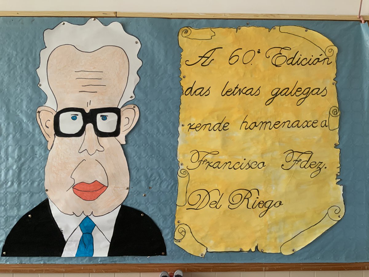 ColexioAlborada's tweet photo. Comezan as pesquisas sobre Francisco Fernández del Riego. Os menos e nenas do Alborada convérsense en auténticos detectives. Feliz Día das Letras Galegas!! https://t.co/73ojIqvkd9