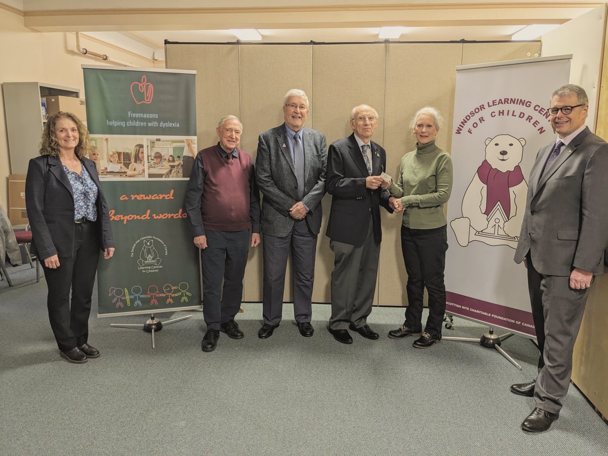 We we thrilled recently to be able to support the Windsor Scottish Rite Learning Centre's programming and operations with our financial support.
You can find out more about this wonderful organization and their work here: wldc.ca