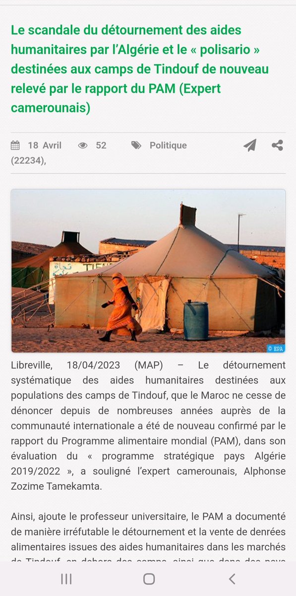 Naella77_'s tweet photo. @Alterego8666 Ces gens qui soutiennent le polisario et qui détournent les aides humanitaires laissant ces gens mourir de faim et baffouant leurs droits. N'oublions pas non plus le printemps noir où plusieurs centaines de jeunes kabyles furent lâchement assassinés et qui sont tjs opprimés. https://t.co/Z1GYviekuI