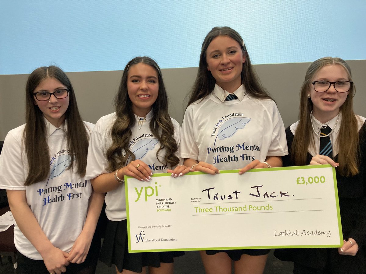 MissMRMPS's tweet photo. 🌟Our YPI Winners🌟

Well Done to Millie, Niamh, Alexa and Rachel for all their hard work this term for YPI. They have won the £3000 for The @TrustJack_Hub. Your commitment and dedication to this project has been inspiring!👏🏼❤️ @LarkhallAc 

More posts to follow. https://t.co/4MbooJ0bvU