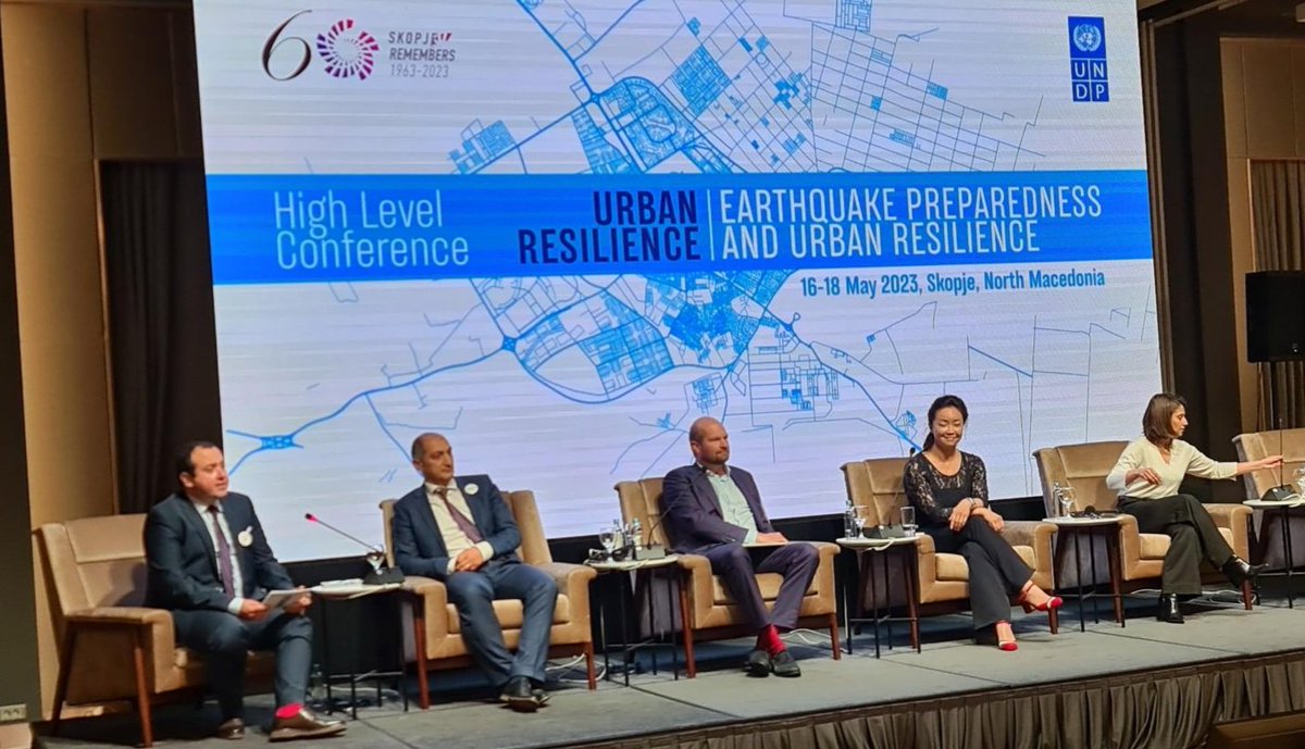 Absolute pleasure to fascilitate the session on innovation for smarter &amp; more resilient cities at the <a href="/UNDPMK/">UNDP MK</a> conference on urban resilience. We hope we contributed to the conversartion on how to make our cities greener, safer and more humane. #Skopje60 <a href="/UNDPAccLabs/">UNDP Accelerator Labs</a>