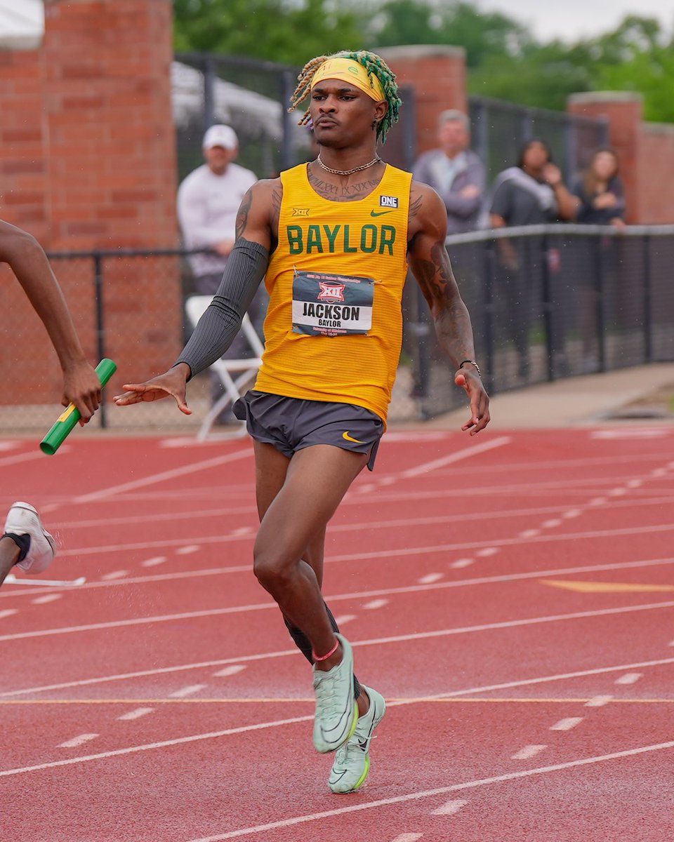 With 1️⃣1️⃣.5️⃣ points, Kam Jackson tied for 9th on the #Big12TF Men’s High Point Scorers list! 

#SicEm 🐻