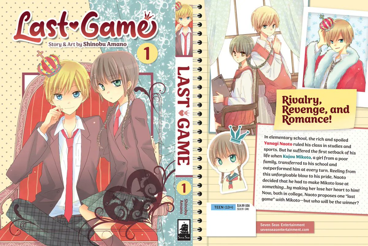 gomanga's tweet photo. LAST GAME Vol. 1

The beloved #shojo manga tale of one-sided rivalry, revenge, and romance! Can a rich guy finally win against the poor girl who's always bested him…by making her lose her heart to him?

Out today in print/digital! See RETAILERS section:
https://t.co/I0HzAWErzU https://t.co/RVUZ9ZxcTO