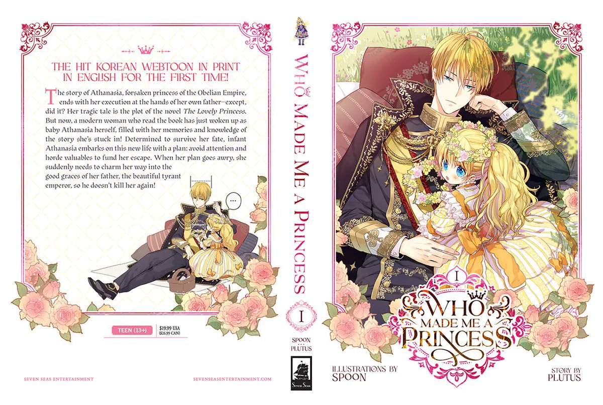 WHO MADE ME A PRINCESS Vol. 1

The popular full-color fantasy webtoon/manhwa (comic)—in English print for the first time! Can a woman reborn as the doomed princess in a romance novel survive her tragic fate?

OUT TODAY in print:
sevenseaswebtoons.com/#whomademeapri…