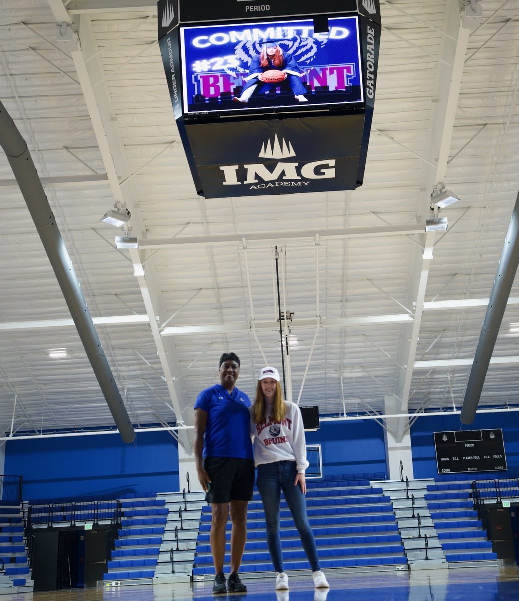 IMGABasketball's tweet photo. Congrats Maddie Byrd for committing to attend Belmont University! 👏👏👏 https://t.co/cI2HL5CqdL