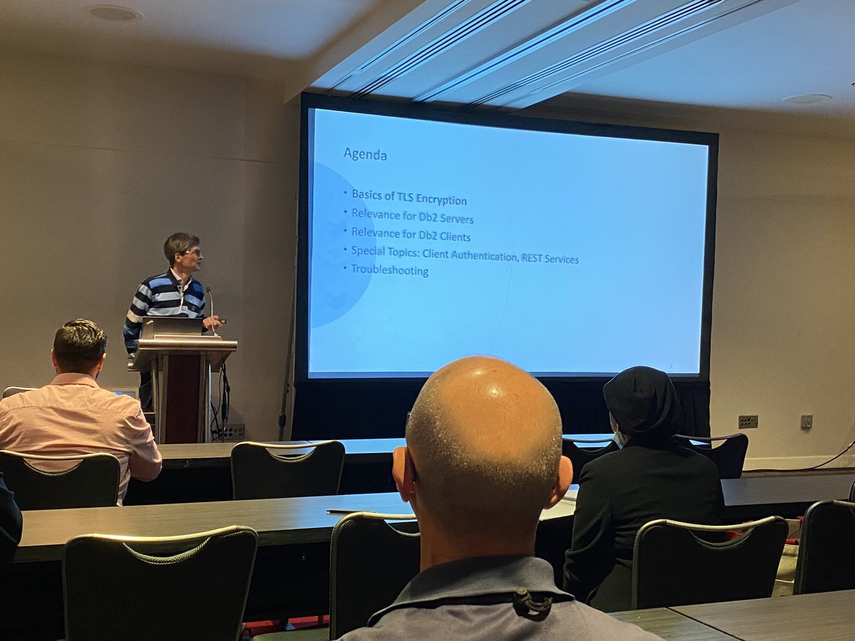 craigmullins's tweet image. The next session I’m attending at #IDUGDb2 is on #Db2 encryption stuff
