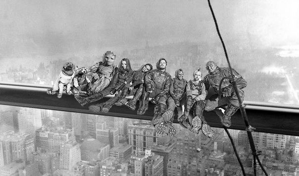 <a href="/JamesGunn/">James Gunn</a> <a href="/MariaBakalova96/">Maria Bakalova</a> <a href="/PomKlementieff/">Pom Klementieff</a> <a href="/zoesaldana/">Zoe Saldana</a> <a href="/prattprattpratt/">Chris Pratt</a> <a href="/karengillan/">Karen Gillan</a> <a href="/seangunn/">SeanVandegrift</a> <a href="/DaveBautista/">ba✝️is✝️a</a>