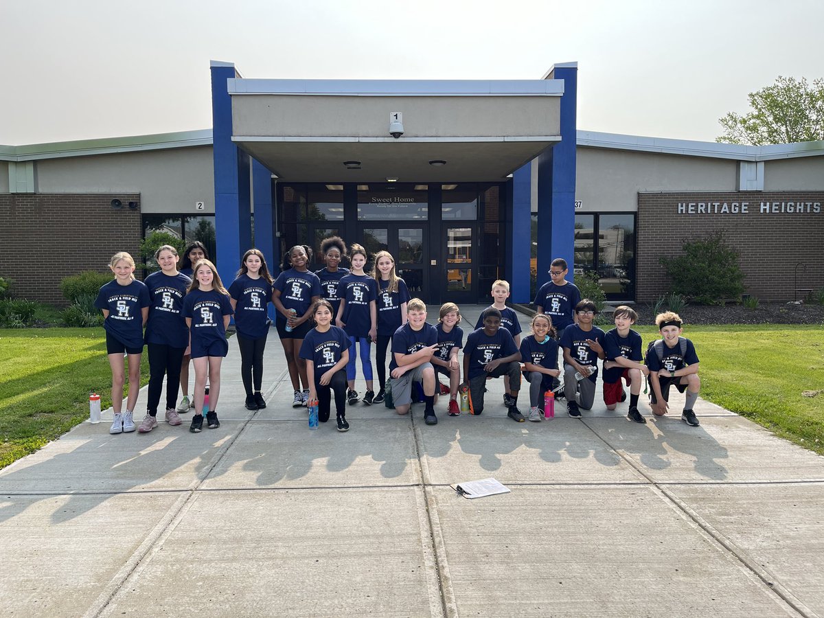 Way to go track and field kids! We are so proud of your sportsmanship