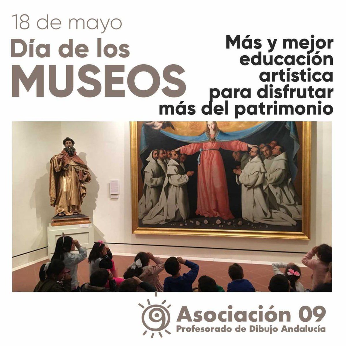 #martesconArte <a href="/Asociacion09/">Asociacion Dibujo 09</a> ¿Sin alumnos capacitados para entender y disfrutar del patrimonio como van a visitar y hacer prosperar los museos? Quizás nos sepa responder <a href="/EducaAnd/">Consejería Desarrollo Educativo y FP</a> porque yo no 😞😞