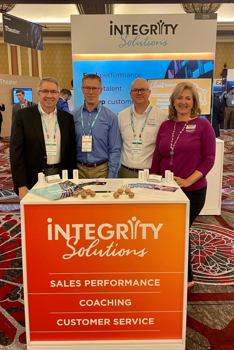 Attending #GartnerSales today and tomorrow in Las Vegas? 

Stop by booth #225 and see these great people!

w/ @Gartner_inc #CSO #salestraining
