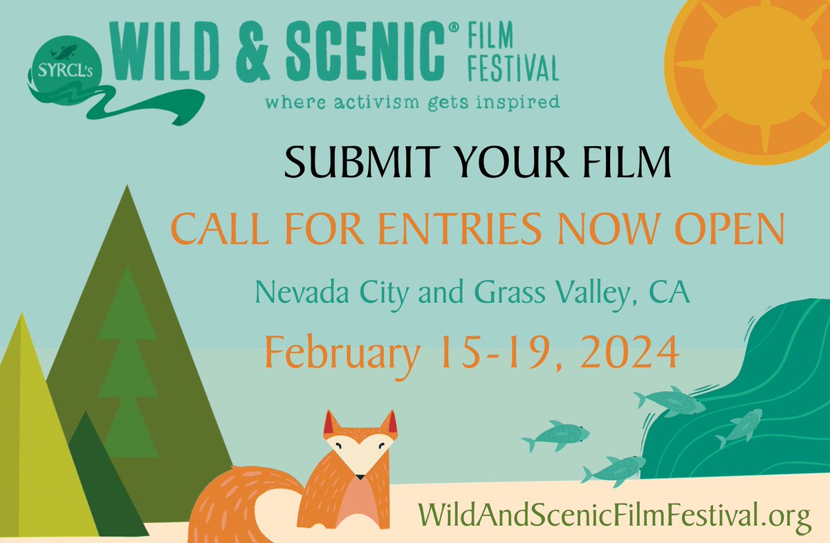 dceff_org's tweet photo. Film submissions for the 2024 Wild & Scenic Film Festival are now open! Special consideration is given to those films that explore the annual theme: Reel Action. Learn more and submit your film at https://t.co/OI4UUZQphV #WSFF https://t.co/en7ayA2vTt