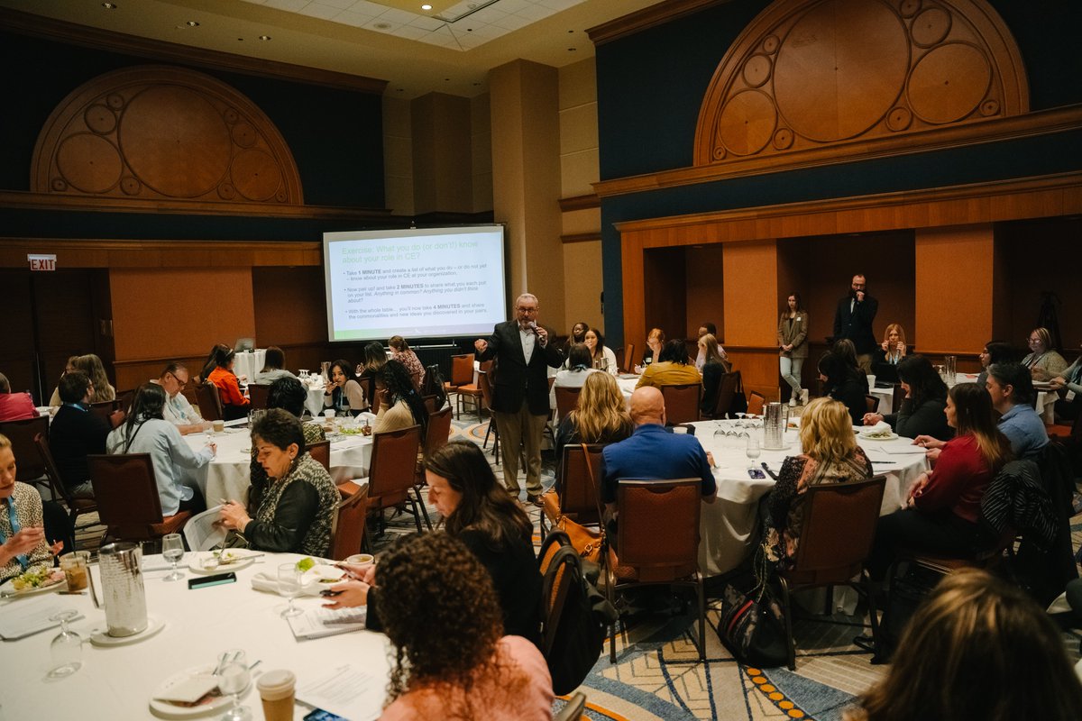 AccreditedCME's tweet photo. #LearnToThrive2023 is here! We’re delighted to welcome more than 600 attendees to Chicago. What are you most looking forward to during the next three days? https://t.co/lDLmHmkLt9