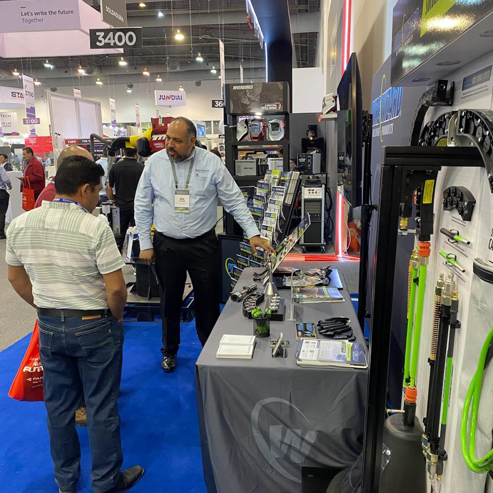 WireWizardUS's tweet photo. ¡Te esperamos en #FabtechMexico 2023!
@fabtechmexico is under way! Come see us in booth 3101 for solutions to your toughest welding challenges.
#FamilyOwned #AmericanMade #WireWizard #Welding #Automation https://t.co/Pg5UB59DWy