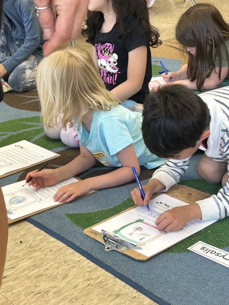 MsGiovannaSalas's tweet photo. Our writers workshop this week was about our classroom’s pets and their metamorphosis #kidwriting in #kindergarten @EarlyYearsTDSB @TDSB_McMurrich https://t.co/ID3haBzluL