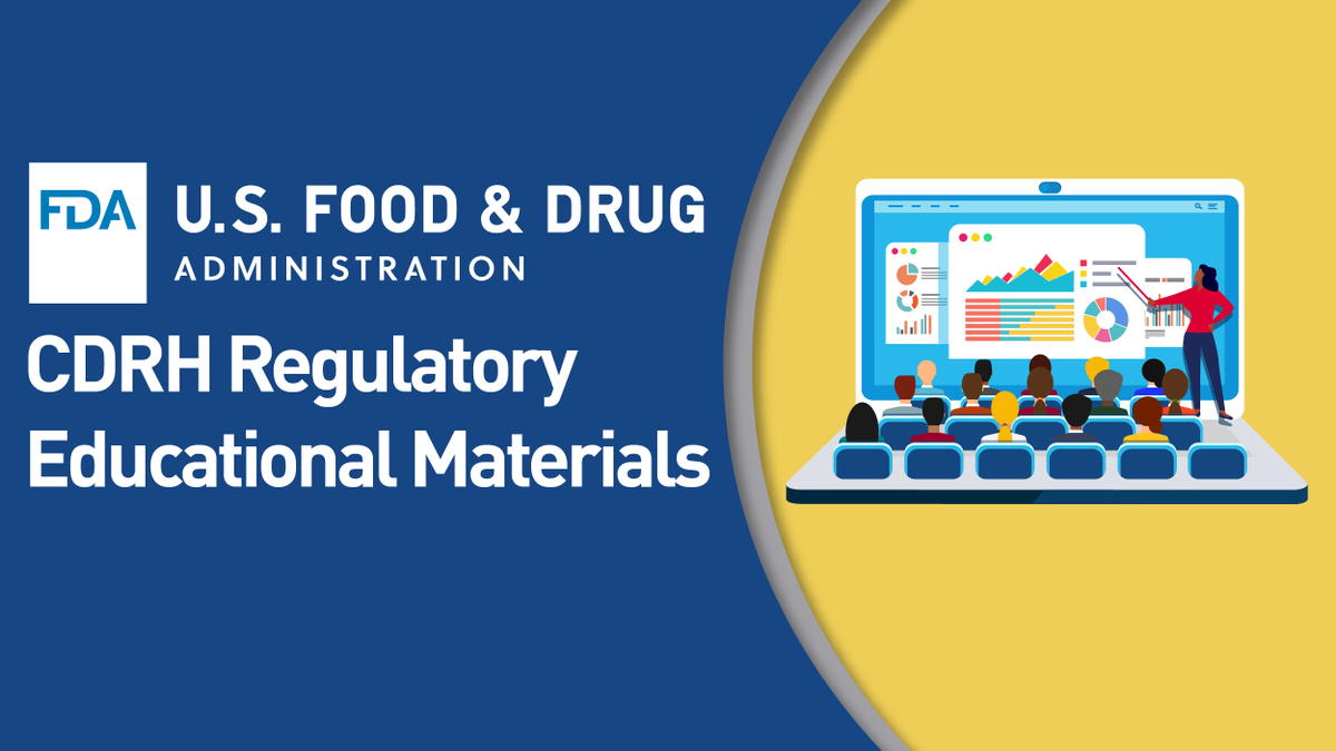 QARACG's tweet photo. #RT @FDADeviceInfo: The @US_FDA’s latest quarterly update on new medical device regulatory educational materials and upcoming events is now available. Click the link to find out about the upcoming REdI conference, the eSTAR and eCopy programs, and more! … https://t.co/DYcog6xutw