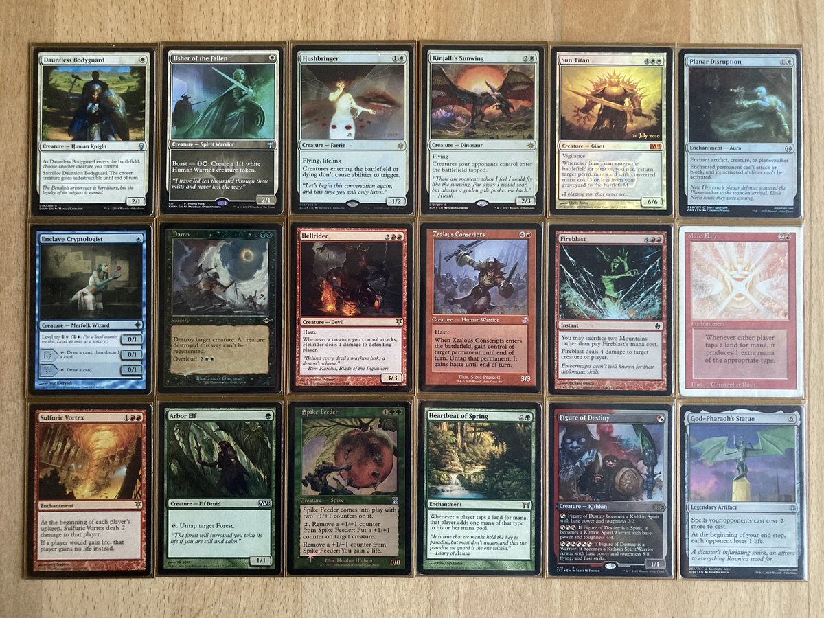 CubeVitational's tweet photo. With the maiden voyage done and the second play-test looming, it’s time for the first paper update! Left batch in, right batch out. #POWERCOMBO #MtGCube https://t.co/13pmrR0utu