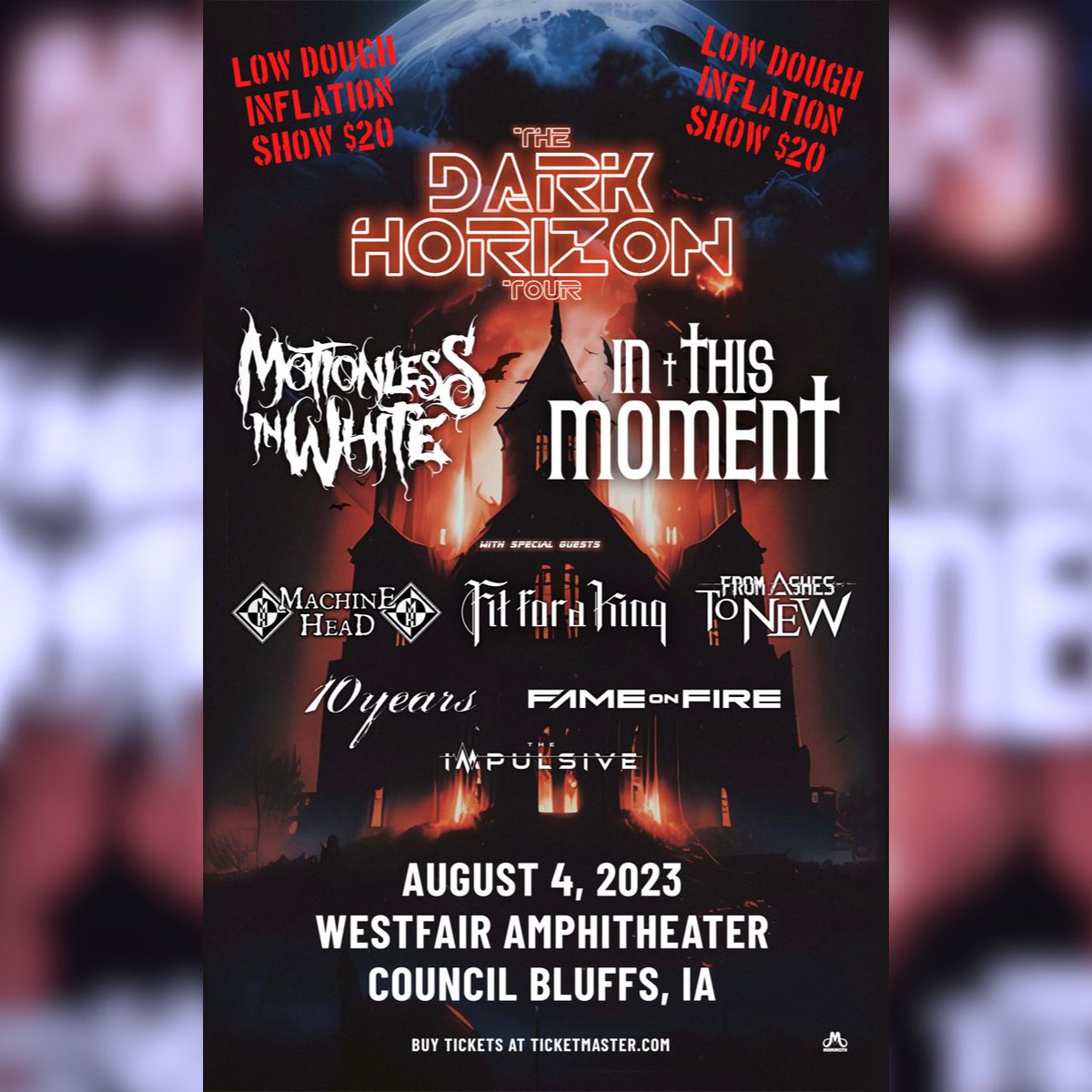 You have until tonight at midnight to take advantage of the BOGO sale in celebration of National Concert Week!

🚨🚨🚨

No code is needed. Purchase one ticket to Rockfest, and get another one for FREE!

🔥🤘🏻🔥