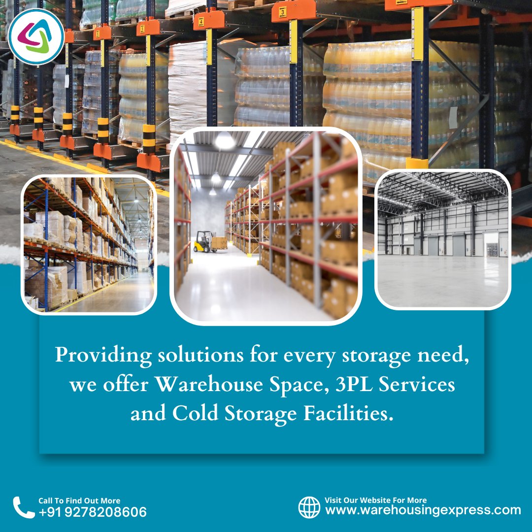 Providing solutions for every storage need, we offer Warehouse Space, 3PL Services and Cold Storage Facilities.

🌎 warehousingexpress.com

#warehousemanagement #warehouseservices #warehouse #logistics #warehousing #logisticsandsupplychain #logisticsindia #logisticsindustry