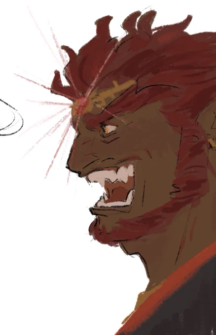 GanonDORK doodle #TheLegendOfZelda #TEARSOFTHEKINGDOM