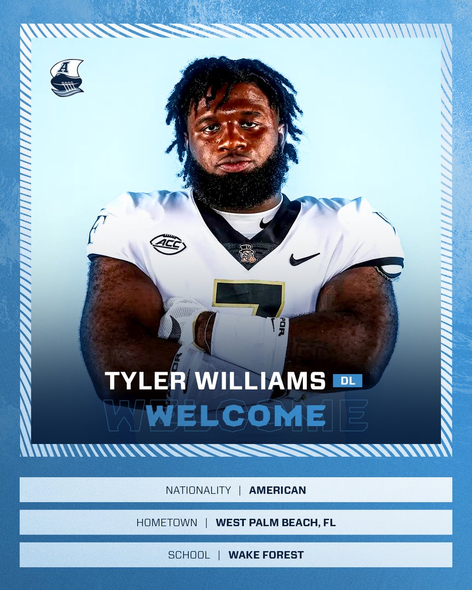 We've signed DL Tyler Williams.
