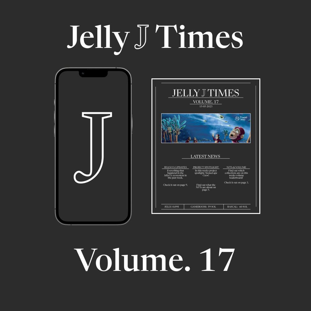Jelly J Times (@jellyjtimes) on Twitter photo Jelly J Times - Volume. 17
Cover art - <a href="/StonedApeCrew/">Stoned Ape Crew</a>
Read it now: issuu.com/jellyjointdao/… Jelly J Times - Volume. 17
Cover art - <a href="/StonedApeCrew/">Stoned Ape Crew</a>
Read it now: issuu.com/jellyjointdao/…