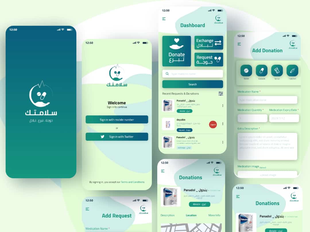 RashedSwEn's tweet photo. بعد شغل ما يقارب ال90 ساعة خلصت من تطبيق سلامتك 💊

شنو هو سلامتك ؟

 هو تطبيق و موقع ويب يتيح للمستخدمين طلب الادوية المحتاجين لها و التبرع بالادوية من قبل المستخدمين عند عدم حاجتهم لها و جميع الطلبات و التبرعات خاضعة للرقابة من قبل فريق مختص للتأكد من عدم الاستخدام الخاطئ

طيب الهدف من التطبيق شنو؟

من التطبيق هو المساعدة في تخفيف صعوبات و معاناة الأشخاص في الحصول على الدواء و تقليل تكلفة البحث عن الدواء

اصلا في حلول بديلة انت مختلف عنهم في ايه؟

الحلول البديلة الموجودة حاليا فيها مشاكل مثل محادثات الواتس اب و مجموعات التيليجرام و المشكلة انه ممكن طلبك للدواء يضيع و ممكن يرد عليك و انت ما تنتبه للرسالة و غيره من السيناريوهات اللي تخليك في النهاية ما تلقى الدواء

مختلفين عن الباقين في:
1- امكانية التبرع بالأدوية عشان ما تنتهي و في أشخاص محتاجين ليها
2- امكانية طلب الأدوية و عدم ضياعها بين الطلبات الكثيرة
3- يمكن للصيدليات التسجيل و قبول طلبات الادوية و بيعها للمستخدمين
4- التحقق من كل طلب و تبرع قبل نزوله في المنصة
5- نوصلك بالشخص المحتاج/المتبرع بالدواء بعد التأكد من كل المعلومات

طريقة استخدام التطبيق بسيطة و سهلة كل اللي عليك تدخل الموقع https://t.co/43coDDZFn9 و تعمل طلب للادوية و نوصلك للشخص اللي عنده الدواء  او تتبرع بالدواء و نوصلك بالشخص اللي محتاج دواء

التطبيق  حيتوفر في نسخة الاندرويد و الIOS في أقرب وقت ممكن بإذن الله

و شكرا للصاحب الصحوب @249taj عشان اتطوع و صمم لي الواجهات الخاصة بالتطبيق سواء web او mobile 🔥

تقدر تعمل ريتويت عشان يوصل لفئة اكبر من الناس و تكون ساهمت معانا في تحقيق هدفنا 👍

أقبل جميع الاقتراحات و الانتقادات اللي ممكن تحسن من التطبيق بس أكتب لي تعليق تحت 👇

و في النهاية الحمد لله الذي وفقني لإكمال المشروع و بالتوفيق لنا بإذن الله 🤲✨️