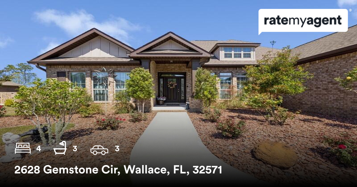 sharpesusan's tweet photo. 🛌 4 🛀 3 🚘 3
📍 2628 Gemstone Cir, Wallace, FL, 32571

My latest sale on #RateMyAgent.
 BK3327931
https://t.co/GeoWlaXS9O

...
#ratemyagent #realestate #Coldwell_Banker_Realty https://t.co/krY1wGHOvC