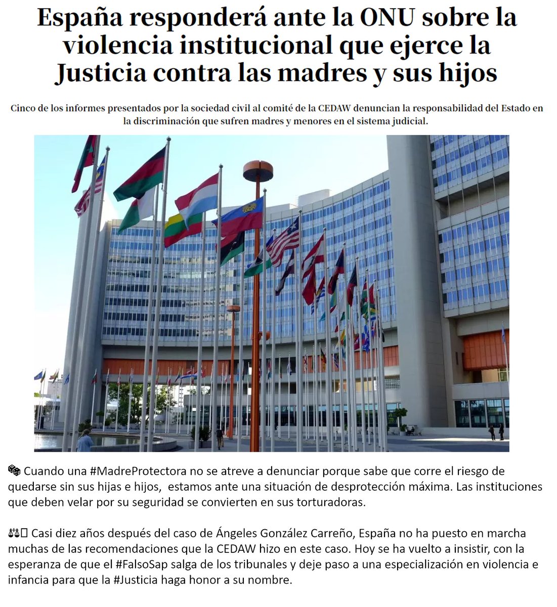 encuentrovvvi's tweet photo. 🎲 Hay #MadresProtectoras que no se atreven a denunciar porque corre el riesgo de quedarse sin sus hijas e hijos.
⚖️El #FalsoSap debe salir de los tribunales y dejar paso a una especialización en violencia e infancia.
Noticia completa 👉🏼https://t.co/FwyaKWRtwy https://t.co/VSaGOtaOfX