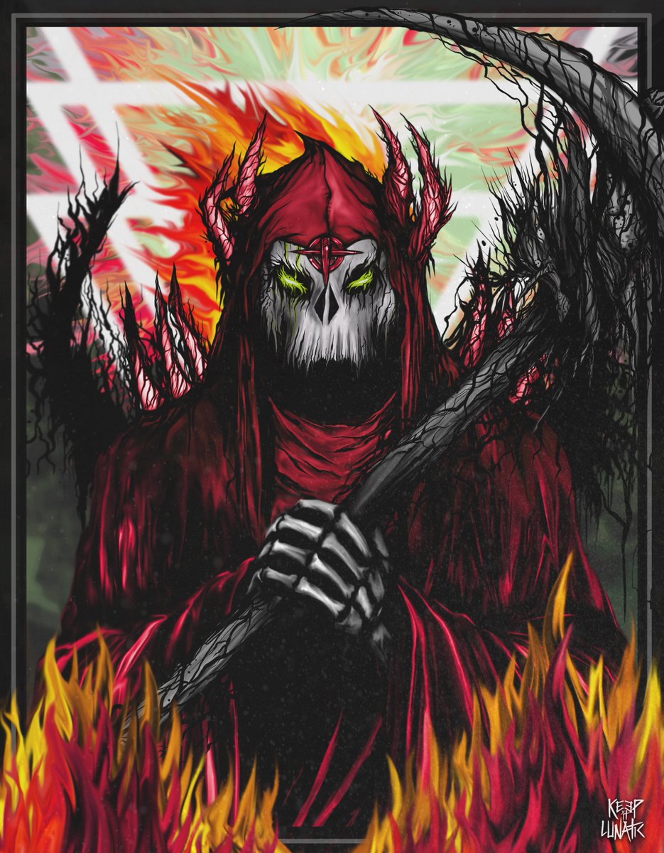 The entire #IRONREAPERS Collection has finally been fully revealed on @NFTKEY!  @ nftkey.app/collections/ir…

It is utterly insane and I am so freakin' proud of how badass it turned out.  The color range throughout the collection is wild and yet still completely cohesive.  Rarity