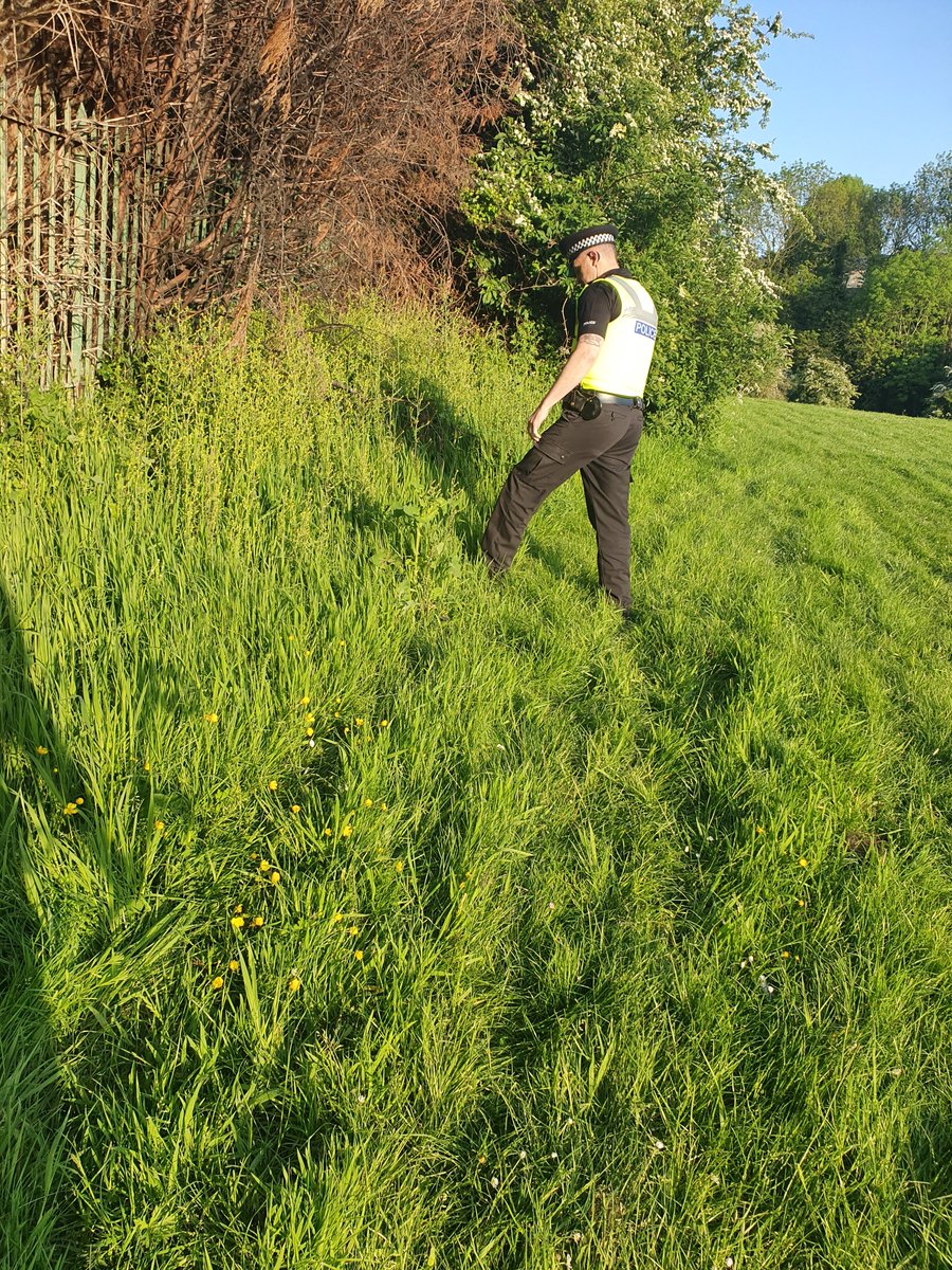 BrierleyHillWMP's tweet photo. #OpSeptre - Brierley hill team have conducted weapon 
sweeps at various parks around Hawbush and around Brierley hill. #yousaidwedid #communitypolcing #lifeorknive https://t.co/QDAUqgbDig