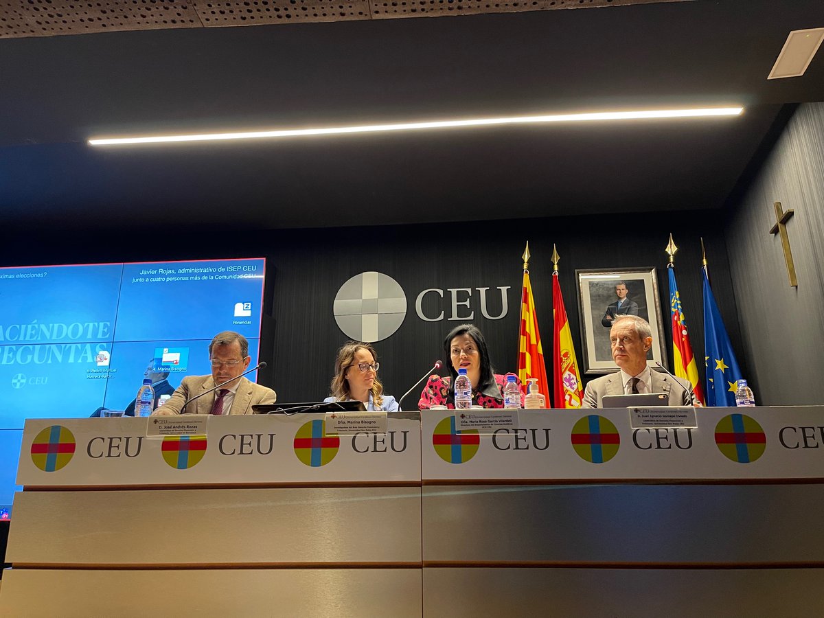 MVE65's tweet photo. Muchas gracias a todos los que habéis participado en estas Jornadas Internacionales  ¡Ha sido un lujo escucharos y compartir este tiempo con vosotros! Gracias a la @uchceu por acogernos https://t.co/K5UpZrXnNM
