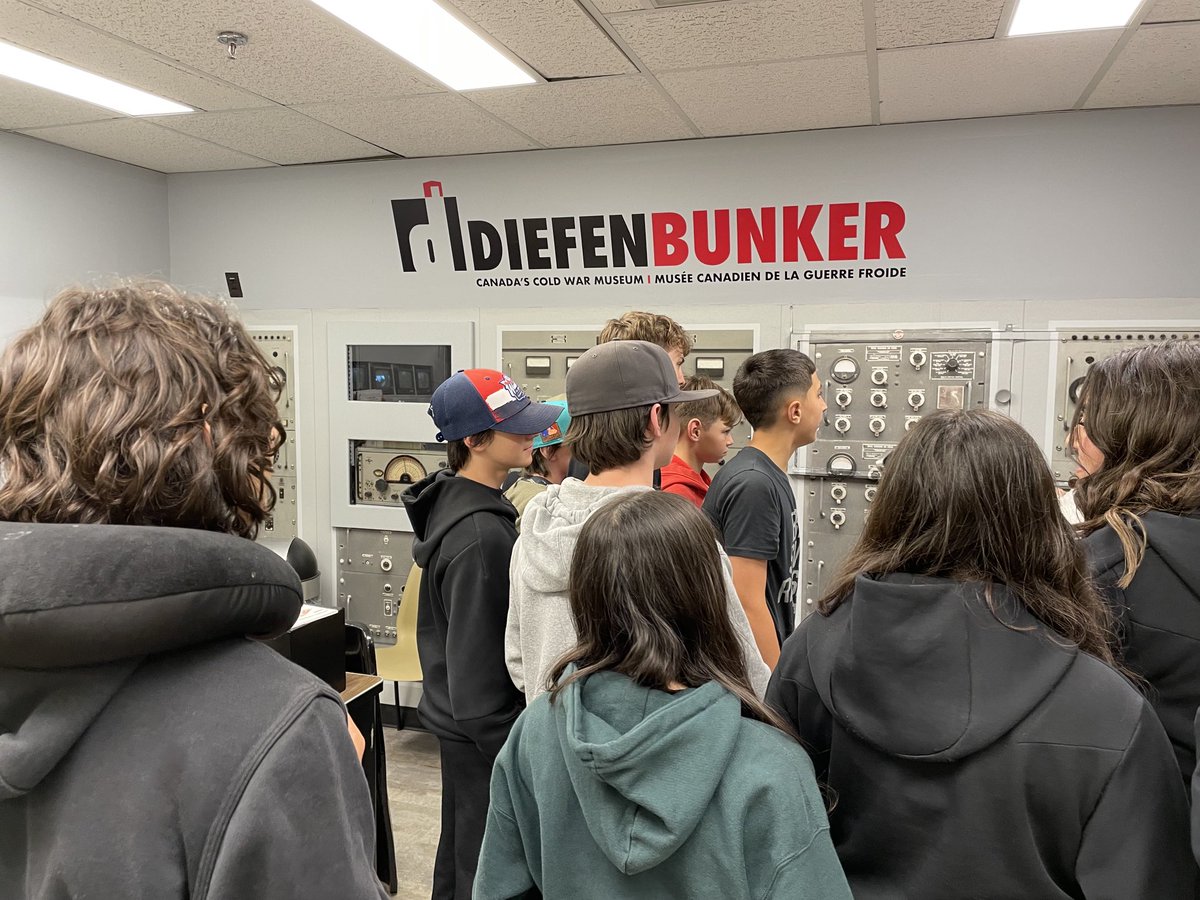 Arrived safely in Ottawa! Just finished our tour of the Diefenbunker Museum.