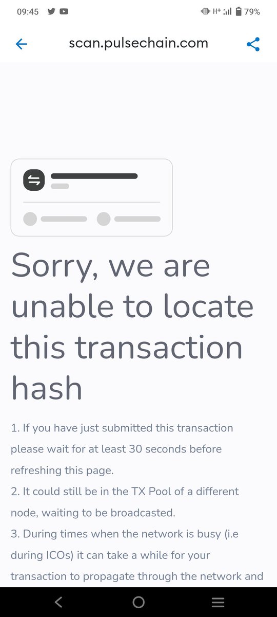 Tom71572382's tweet photo. @RichardHeartWin why can't i see the transaction on https://t.co/BVnnERKlaW
I can't convert the transaction to dex plsx.
What's going on? https://t.co/r9h8hQ19EF
