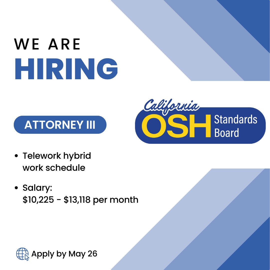 California Department of Industrial Relations on Twitter "Join the