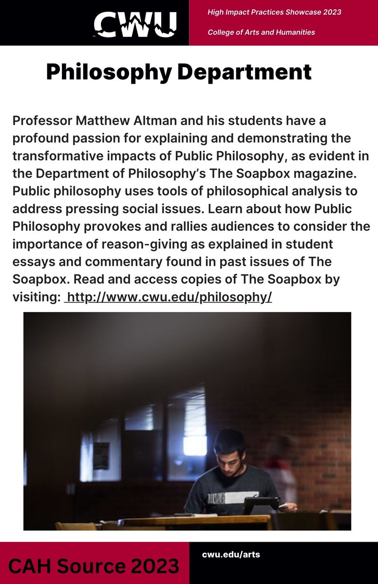 CWU Arts&Humanities tweet media