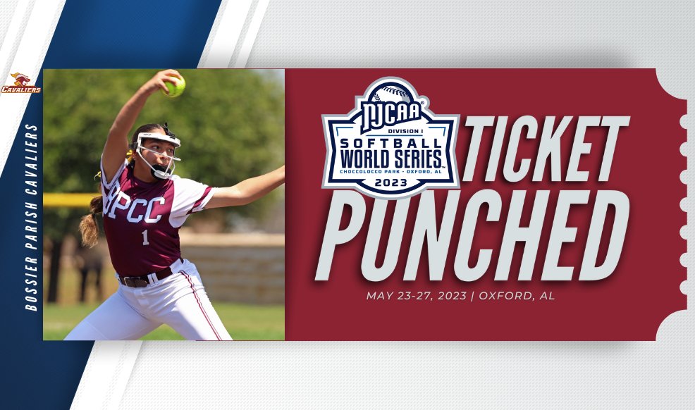 𝑭𝒐𝒓 𝒕𝒉𝒆 𝒇𝒊𝒓𝒔𝒕 𝒕𝒊𝒎𝒆 𝒆𝒗𝒆𝒓...

Bossier Parish has punched their ticket to the 2023 #NJCAASoftball DI World Series! 🎟️👊

njcaa.org/sports/sball/2…