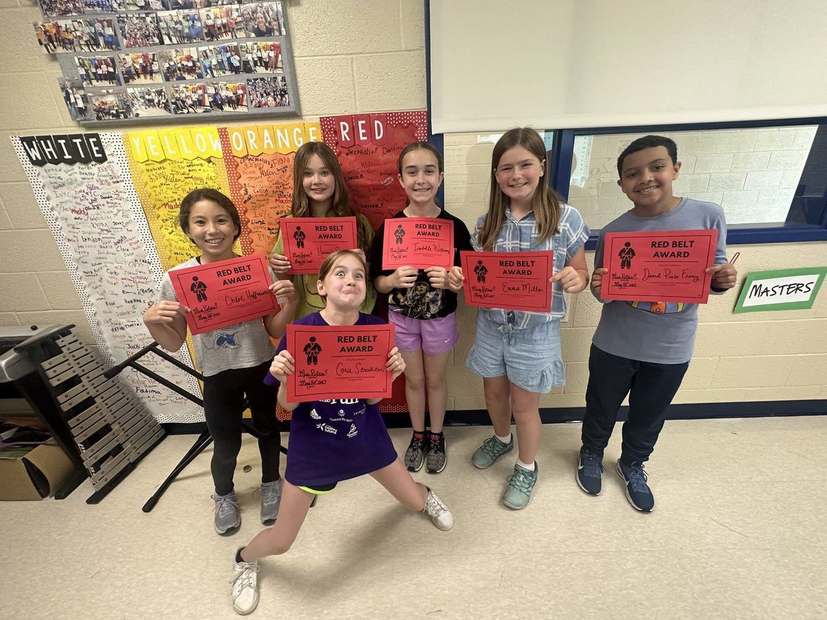 It’s been a couple of busy days but we are still working hard in these last few lessons! Congrats to this awesome group of red belts 🥁🎶 #committoexcellence