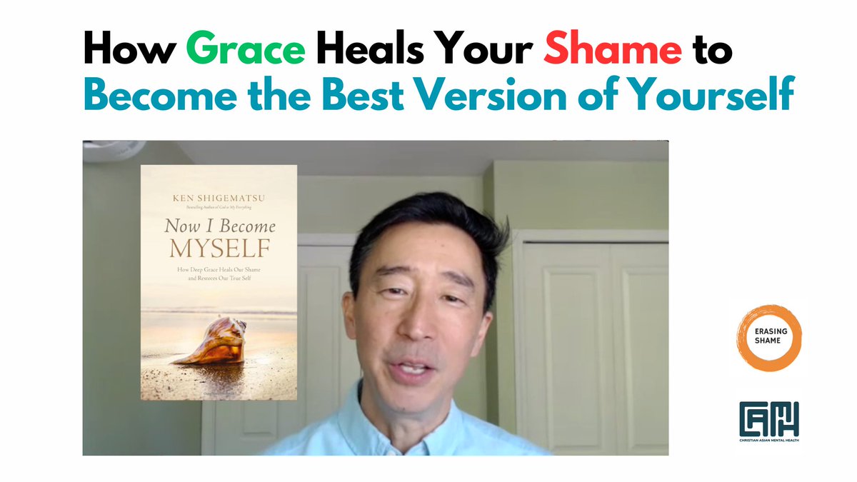 ErasingShame's tweet photo. How Grace Heals Your Shame to Become the Best Version of Yourself - rejoicing with @KenShigematsu's new book releasing today! Watch or listen to our convo about his life and book at https://t.co/g5TySqgViD https://t.co/Ks3SSzTKTN