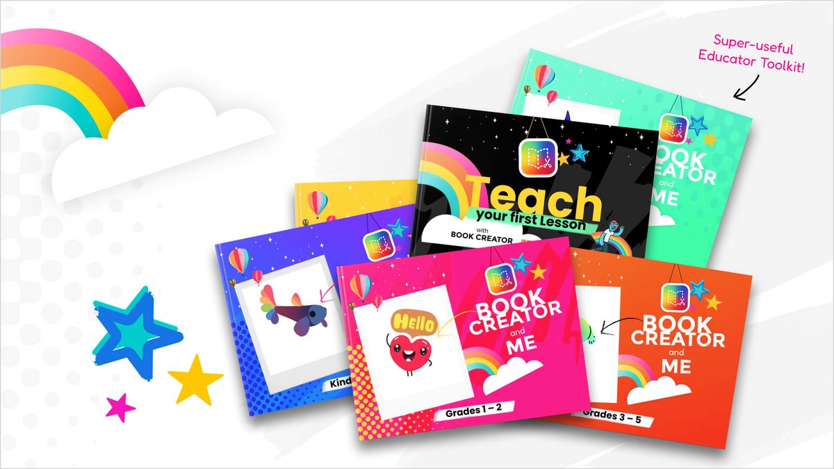 New LESSON PLANS and TEMPLATES for teachers who want to introduce Book Creator to their students.

Grab yours here ⤵️
hubs.la/Q01PS1RS0