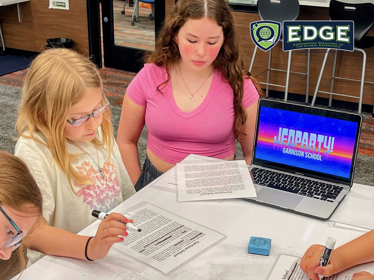 2/ Thanks to the EPIC 4th grade students who visited EDGE today and tried out the mini local history lessons our American History students have created for a traveling trunk project <a href="/LPSEDGE/">EDGE - Empowering Discovery of Global Experiences</a> <a href="/EpicElementary/">EPiC Elementary</a> <a href="/LHSJAYS/">Liberty High School</a> <a href="/LNEagleNews/">Liberty North HS</a> <a href="/LIBERTYSCHOOLS/">LPS53</a> #LPSEDGE