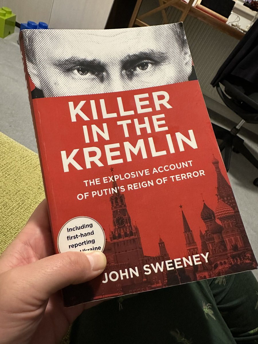 hanisch_cz's tweet photo. Thank you for this book @johnsweeneyroar, I learned a lots of facts about fuckin Putin which I was not aware. 🙏 #SlavaUkaini #putindofuckoff https://t.co/oZ1yO474lR