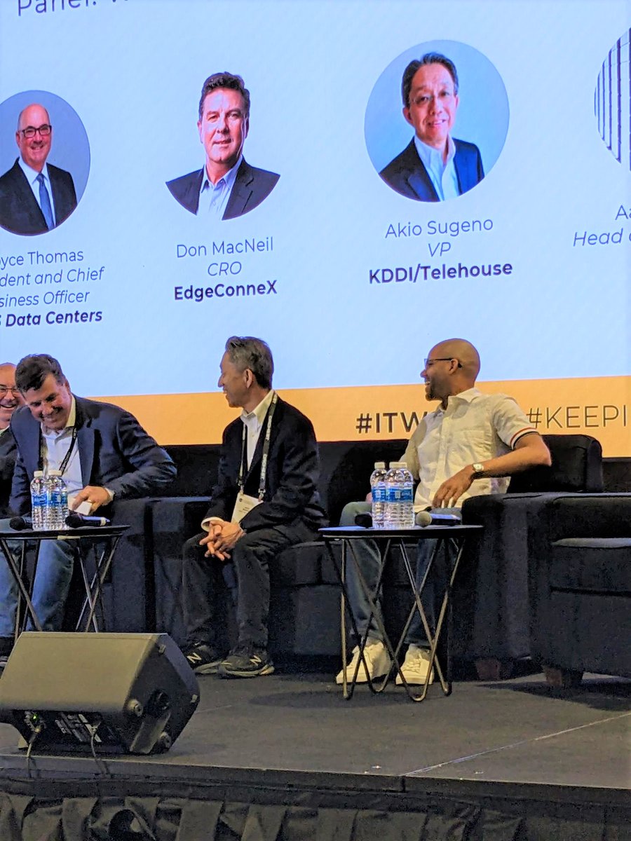 TELEHOUSE's tweet image. Many thanks to our own Akio Sugeno for representing and all of the other panelists at @ITW_Telecoms  Week discussing the #edge and #datacentersolutions this morning on #Stage1.  #KDDI / #TELEHOUSE is an official Gold sponsor of #ITW2023.

#ITW23 #ITW #KeepingTheWorldConnected
