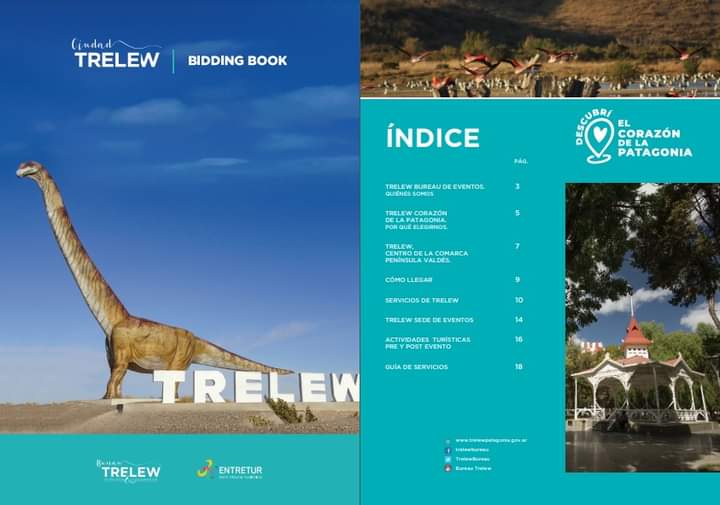 TrelewBureau's tweet photo. 📅¿Estás planificando tu evento en #Trelew?
👉Encontrá toda la información actualizada sobre servicios, proveedores, profesionales del sector y más en nuestro #BiddingBook 📖
🎯Conocé los beneficios de nuestra ciudad como #SedeDeEventos y contactanos para un mayor asesoramiento. https://t.co/2UdwAHSYWP