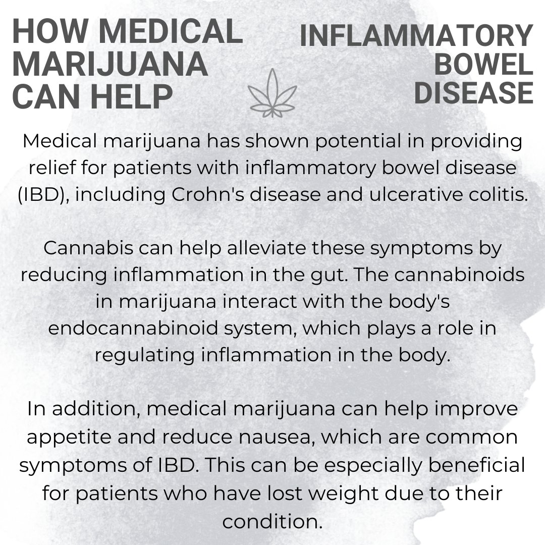 How Medical Marijuana can help IBD

#IBD #IBDRelief #MedicalMarijuana #CannabisForHealth #NaturalMedicine #AlternativeTherapy #HolisticHealing #PlantMedicine #CannabisCommunity #HealingHerb #MedicalCannabis #HealthAndWellness #MindBodyMedicine #PainManagement