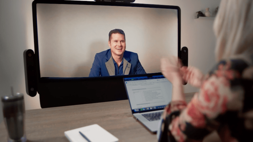 XRCentral's tweet photo. Is Google’s ‘Magic Window’ The Future Of Video Calls? - https://t.co/g6GPhbvSwZ https://t.co/uDrnTFBymP
