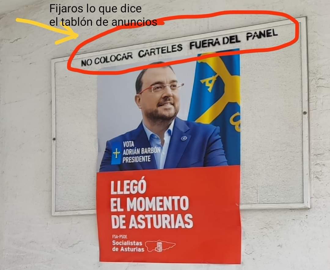 AluCcoo's tweet photo. @AdrianBarbon estás imágenes demuestran lo que realmente son carroñeros que no tienen un mínimo de respeto por nada ni nadie @GobAsturias llegó el momento d Asturias que han hecho estos 4 años farsantes @FSA_PSOE seguimos esperando que cumpla sus promesas figurín #Barbondimision https://t.co/or2HsFXHf8