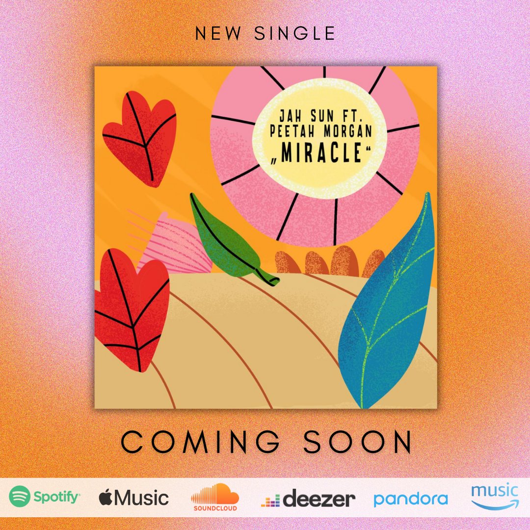 Greetings, Jah Sun family!
I have some exciting news to share with all of you. On May 24th, I'll be releasing my new single "Miracle", featuring the incredible reggae artist Peetah Morgan and <a href="/houseofriddim/">House of Riddim</a> production!