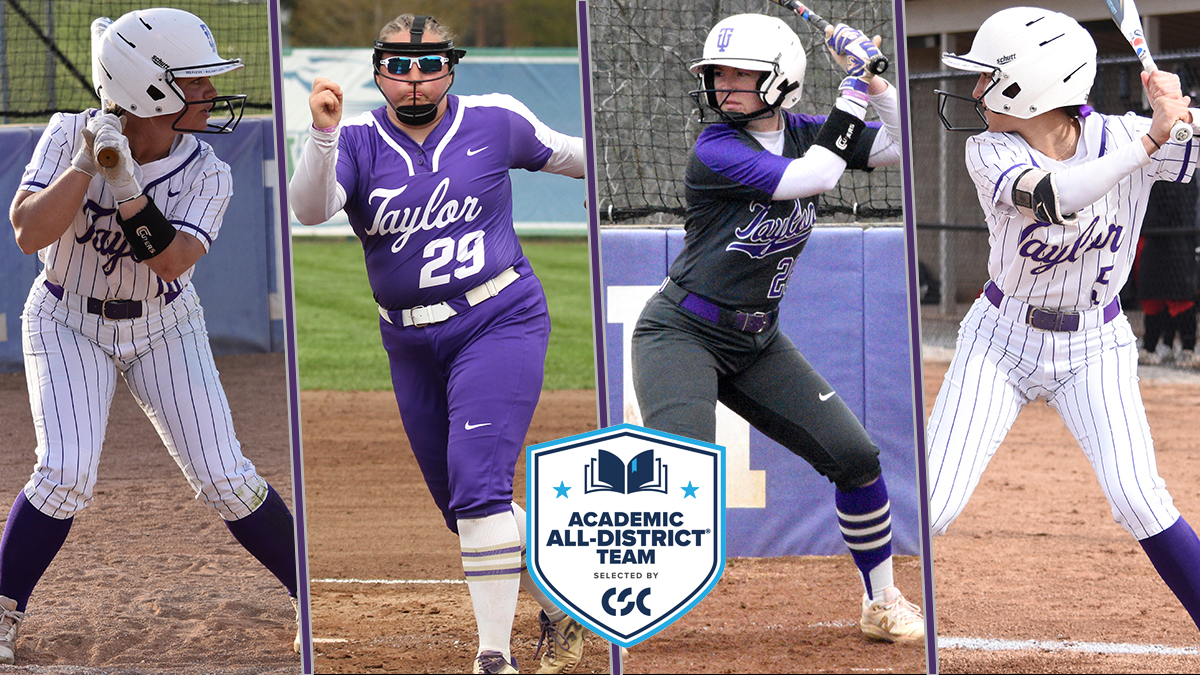 SB | Four Softball Athletes Pick Up CSC Academic All-District Honors | <a href="/TU_Softball/">Taylor University Softball</a> #TaylorSB
 - taylortrojans.com/article/softba…