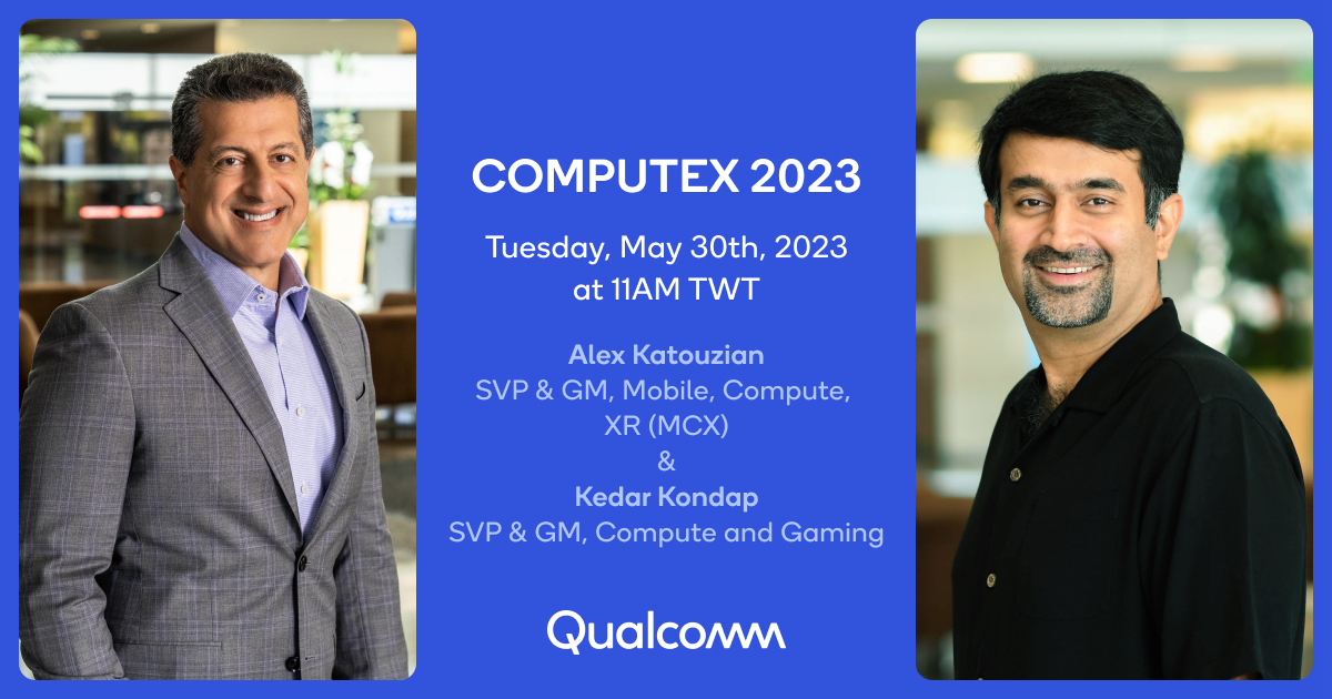 Don’t miss this — SVP & GM of Mobile, Compute, and XR @AlexKatouzian ...